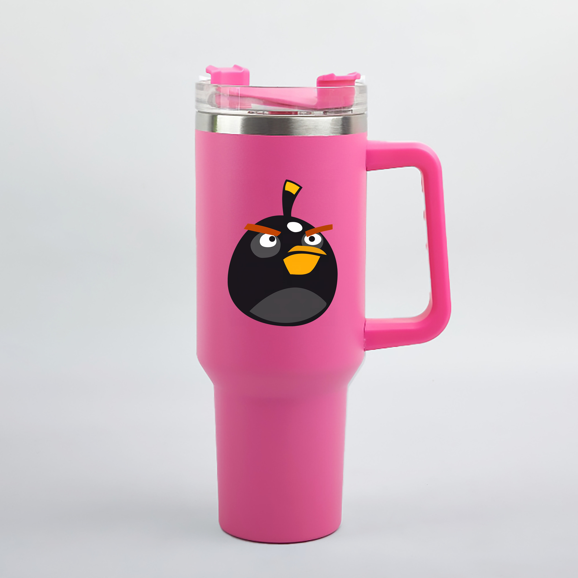 （画像用） Angry Birds アングリーバード 1200mL車用タンブラー（カラープリント）